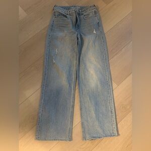 Old navy size 4 wide leg light blue wide leg jeans